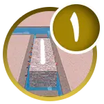 مرحله اول ساخت استخر